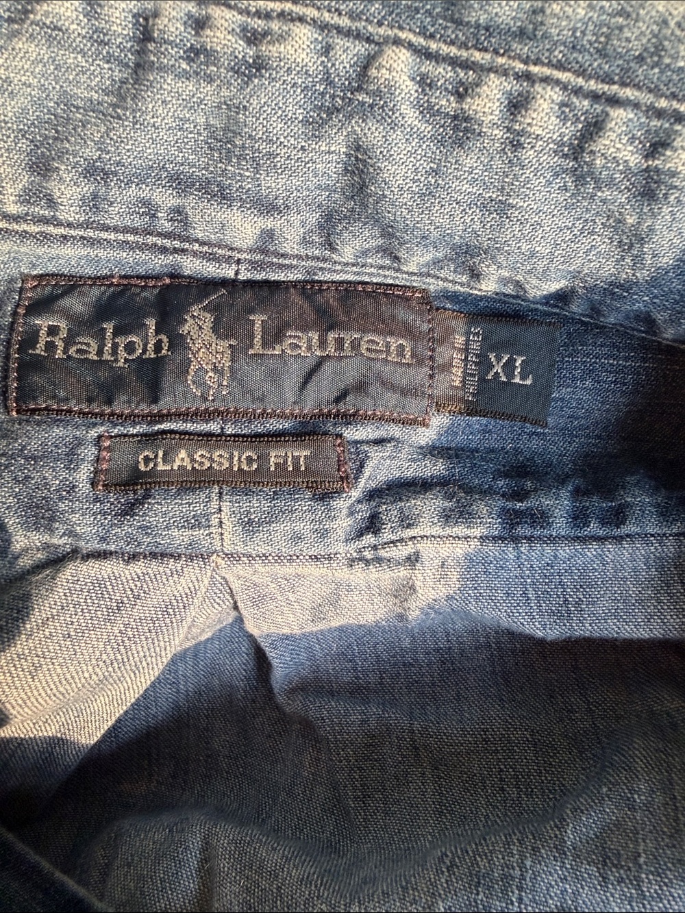 Ralph Lauren Denim Button-Down Shirt - Blue - Picture 2 of 5